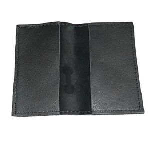 Hand Made Genuine Leather and Fur Bifold Wallet
